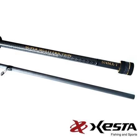 Спиннинг Xesta Black Star Extra Tuned 2.24m 1-20gr S74MX-T Super Multi Friction