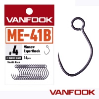 Крючки одинарные Vanfook ME-41B #6 16шт