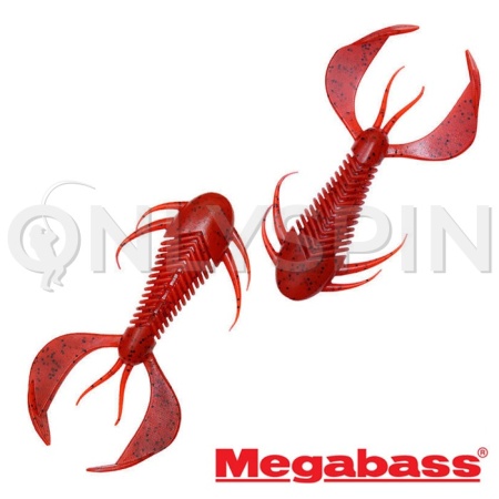 Мягкие приманки Megabass Rock Hog 2.5 solid red 7шт