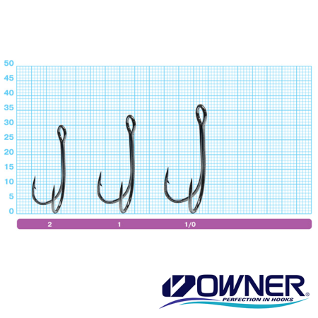 Крючки двойные Owner TW-01BC 1/0 8шт