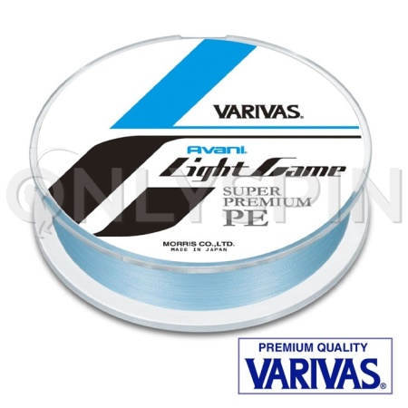 Шнур Varivas Avani Light Game Super Premium PE X4 100m blue #0.4 0.104mm 3.8kg