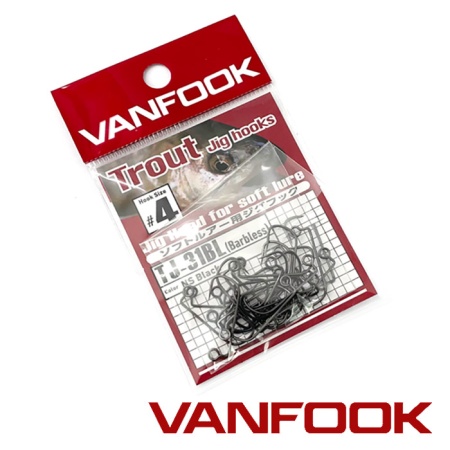 Крючки для джиг-головок Vanfook TJ-31BL #6 25шт Крючки для джиг-головок Vanfook TJ-31BL #6 25шт