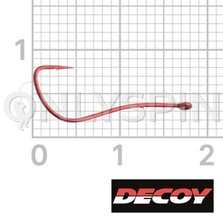 Крючки одинарные Decoy SG-1 #M 12шт