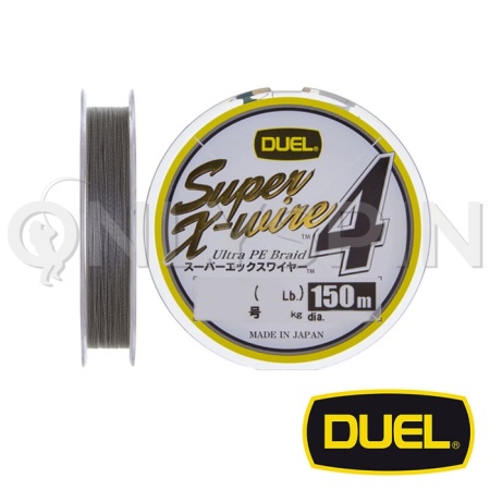 Шнур Duel Super X-Wire 4 150m Silver #0.6 0.13mm 5.4kg