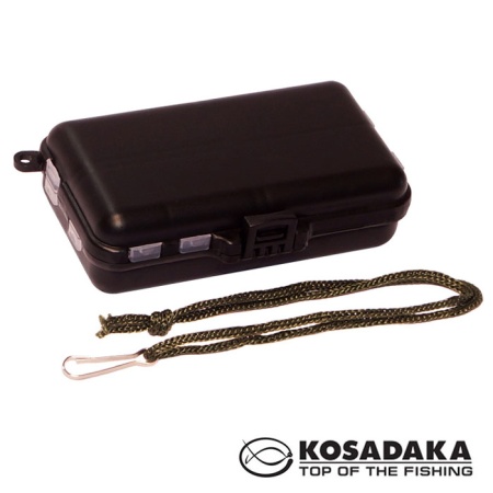 Коробка Kosadaka TB-S13-BLK пенал черная 10.5х6.5х2cm