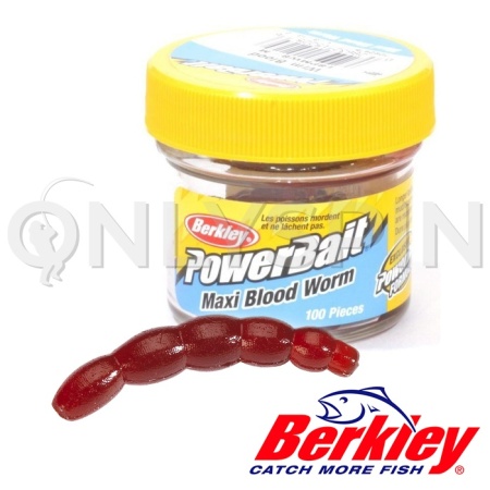 Мягкие приманки Berkley Power Maxi Blood Worm Red