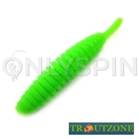 Мягкие приманки Trout Zone Ribber Pupa 2.1 Green Chartreuse 6шт