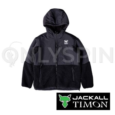 Куртка флисовая Jackall Timon Fleece Hoodie Jacket Black L