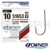 Крючки одинарные Owner 51653 BC Float Rigger MH-12 6 10шт