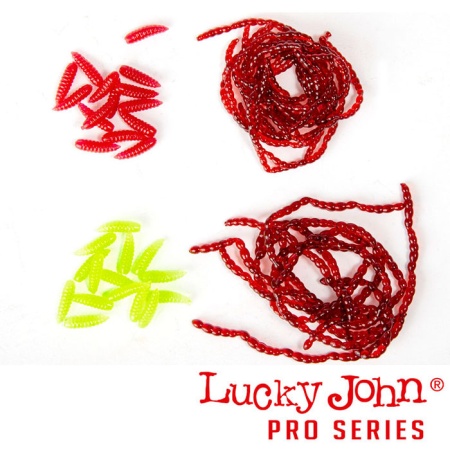 Мягкие приманки Lucky John Extra Blood Worm/Maggot MIX2 240/30шт