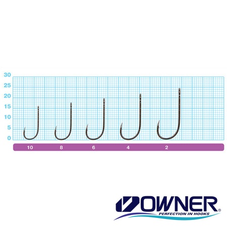 Крючки одинарные Owner S-59BC 4 7шт