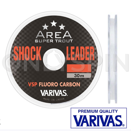 Флюорокарбон Varivas Super Trout Area Shock Leader VSP Fluoro 30m #0.6 3lb 0.128mm 1.4kg