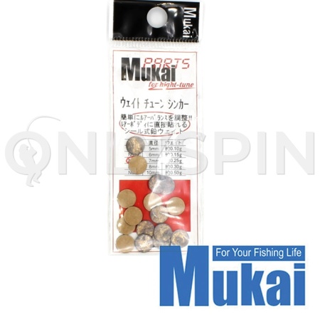 Суспендоты Mukai Weight Tune Sinker #3 7mm 0.25gr 17шт
