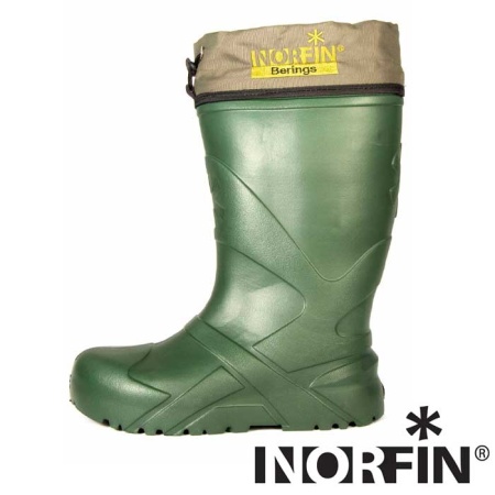 Сапоги зимние Norfin Berings зеленые 40-41