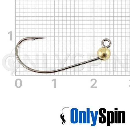 Форелевые джиг-головки OnlySpin Decoy MG-3 #6 2gr золото 3шт