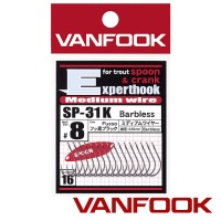 Крючки одинарные Vanfook SP-31K #5 16шт