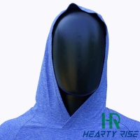 Футболка с длинным рукавом и капюшоном Hearty Rise HE-9019 UV30+ Pale Blue M