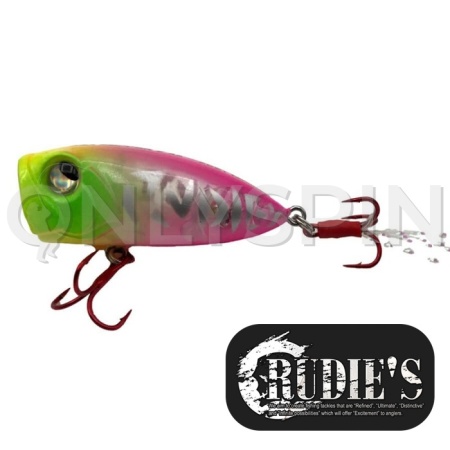 Воблер Rudies Meba Popper Z Pinky Sillver