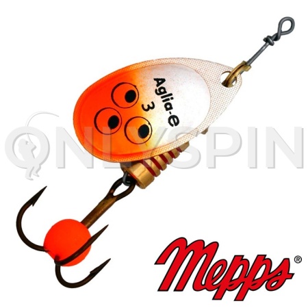 Блесна вертушка Mepps Aglia-E 3 6.5gr Orange Bright