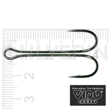 Крючки двойные Vido Craft VD-087 BN Double Long Light 1/0 25шт