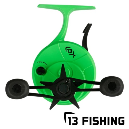 Зимняя катушка 13 Fishing Black Betty FreeFall Ghost green RH Зимняя катушка 13 Fishing Black Betty FreeFall Ghost green RH