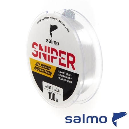 Леска Salmo Sniper Clear 100m 0.27mm 5.2kg