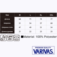 Футболка Varivas VAT-50 Dry T-Shirt Black XL