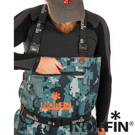Вейдерсы Norfin Pilot Bootfoot Camo с сапогами L 44