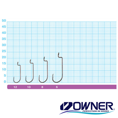 Крючки офсетные Owner 51639 Slim Offset MH-21 12 11шт