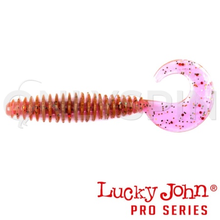 Мягкие приманки Lucky John Ultraworm Curly 2 S14 10шт