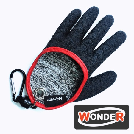 Перчатки  Wonder для захвата рыбы WG-FGL603 #L (под левую руку)
