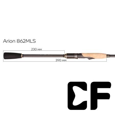Спиннинг CF (Crazy Fish) Arion 2.6m 4-18gr ASR862MLS