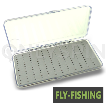 Коробка Fly-Fishing Exclusive Hard Plastic Slim Fly Box Easy Grip