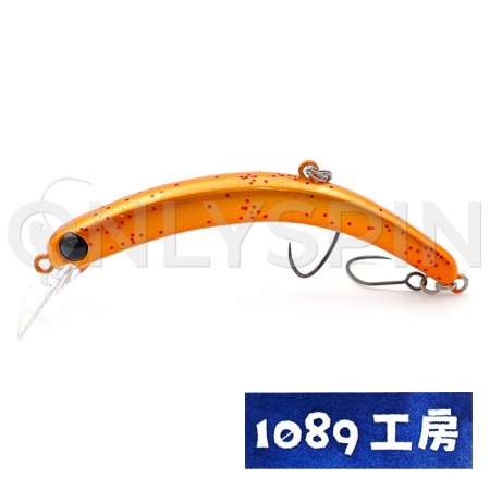 Воблер 1089 Koubou Sakasanyoro Slim 60XS 07 Cooper Red Lame