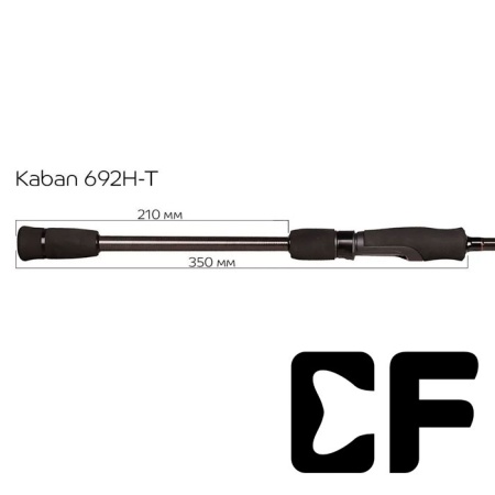 Спиннинг CF (Crazy Fish) Kaban 2.09m 12-45gr KB692H-T