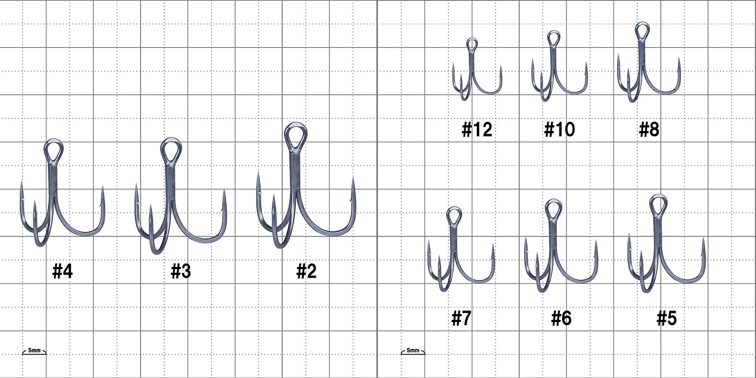 Крючки тройные Gamakatsu Treble SP-M #12 6шт