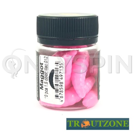 Мягкие приманки Trout Zone Maggot 1.6 Lilac 10шт