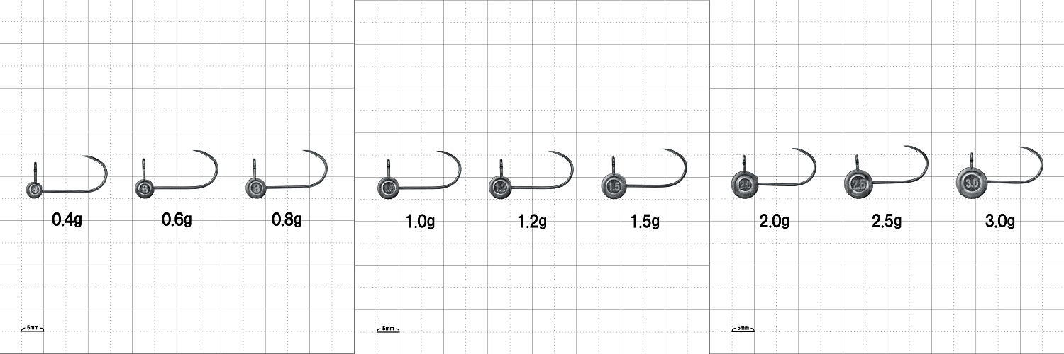 Джиг-головки Gamakatsu Yoi Hime AJ Custom TG Round Type Nano Alpha #4 1gr 3шт Джиг-головки Gamakatsu Yoi Hime AJ Custom TG Round Type Nano Alpha #4 1gr 3шт