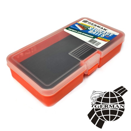 Коробка German Storage Baits NP 16x9x3,2cm оранжеый
