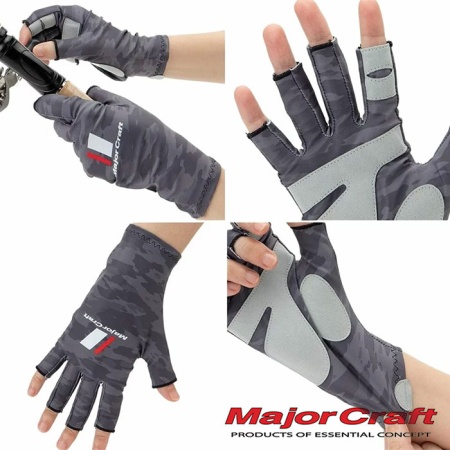 Перчатки Major Craft SG-20 Dark Grey Camo LL