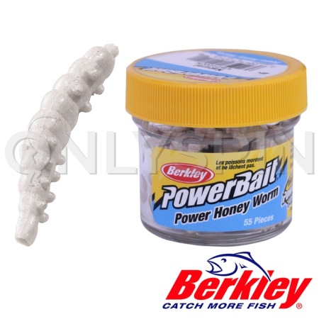 Мягкие приманки Berkley Power Honey Worm 25 White