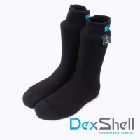 Водонепроницаемые носки DexShell Ultra Thin Crew черный/голубой M(39-42)