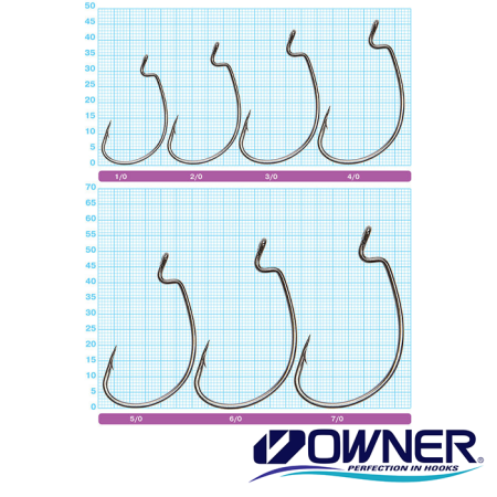 Крючки офсетные Owner 5139 Wide Gap Plus 4/0 5шт