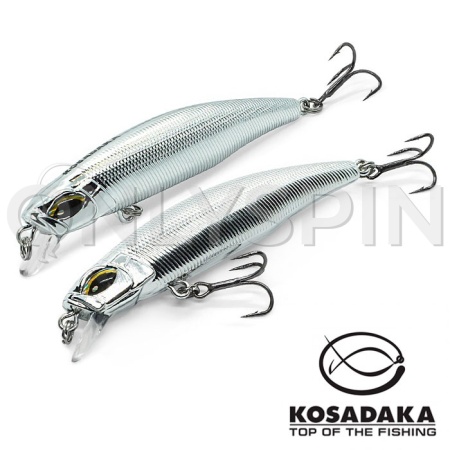 Воблер Kosadaka Tide Minnow XS 75F SIL