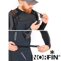 Полукомбинезон Norfin Rebel Pro Pants Gray L