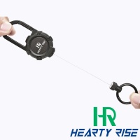 Ретривер Hearty Rise Magnetic Carabiner Pin on Reel HPI-2704 black