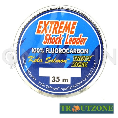 Флюорокарбон Trout Zone Extreme Shock Leader 35m 12lb 0.28mm 5.5kg