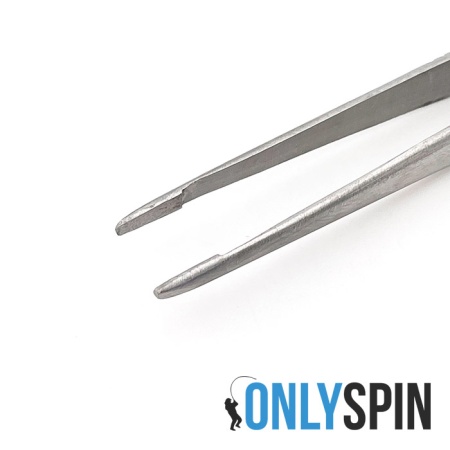 Пинцет плоский OnlySpin Tweezers 10cm