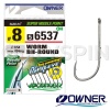Крючки одинарные Owner 56537 BC Worm BH-Round 4 9шт