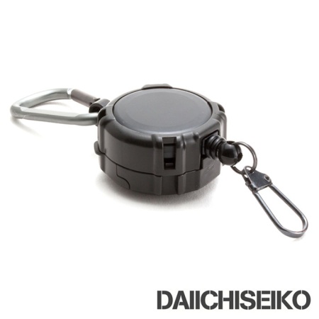 Ретривер Daiichiseiko Carabiner Reel & Micro Case black